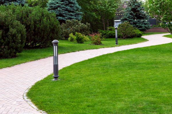 Backyard Sidewalk Installation in Jefferson City